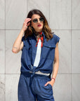 CAMICIA KAPRICE IN CHAMBRAY SCURO