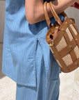 CAMICIA KAPRICE IN CHAMBRAY CHIARO