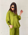 BLUSA KUBO VERDE ACIDO