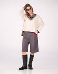 PULL ELIZA CALCE VINO GRIGIO