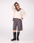 PULL ELIZA CALCE VINO GRIGIO