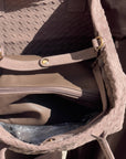 WOVEN BAG BROWNE