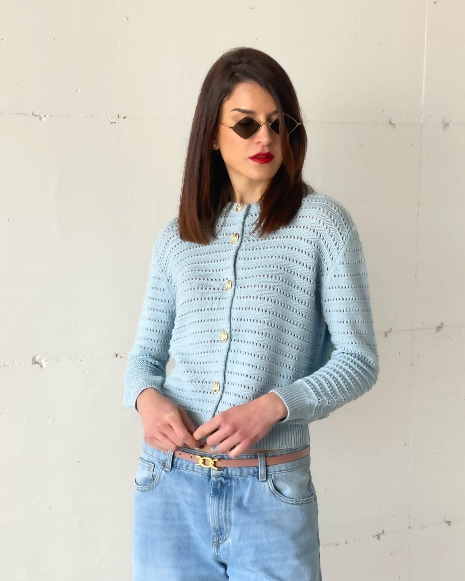 CARDIGAN PROVENECE CELESTE