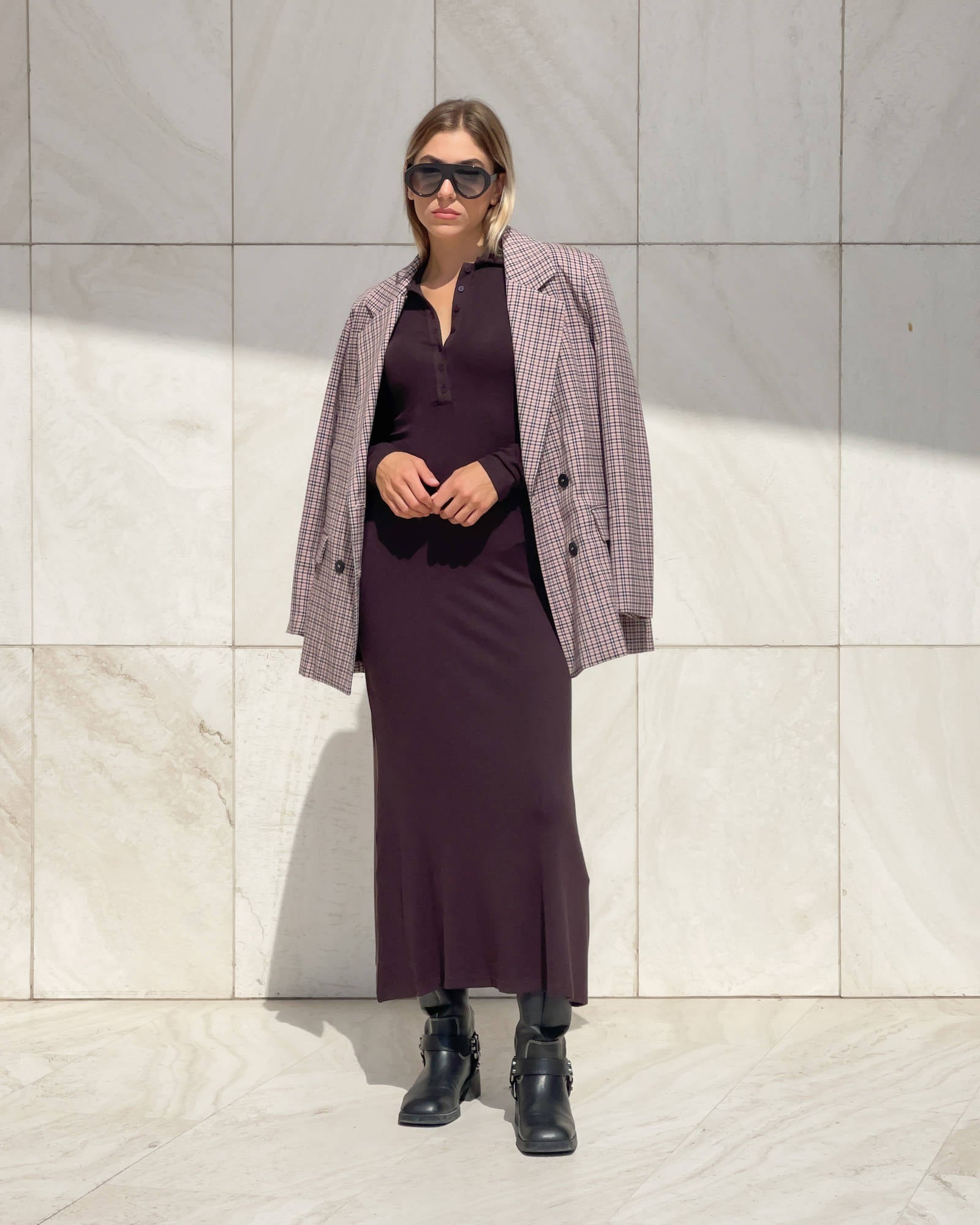 ABITO SPICE POLO PLUM