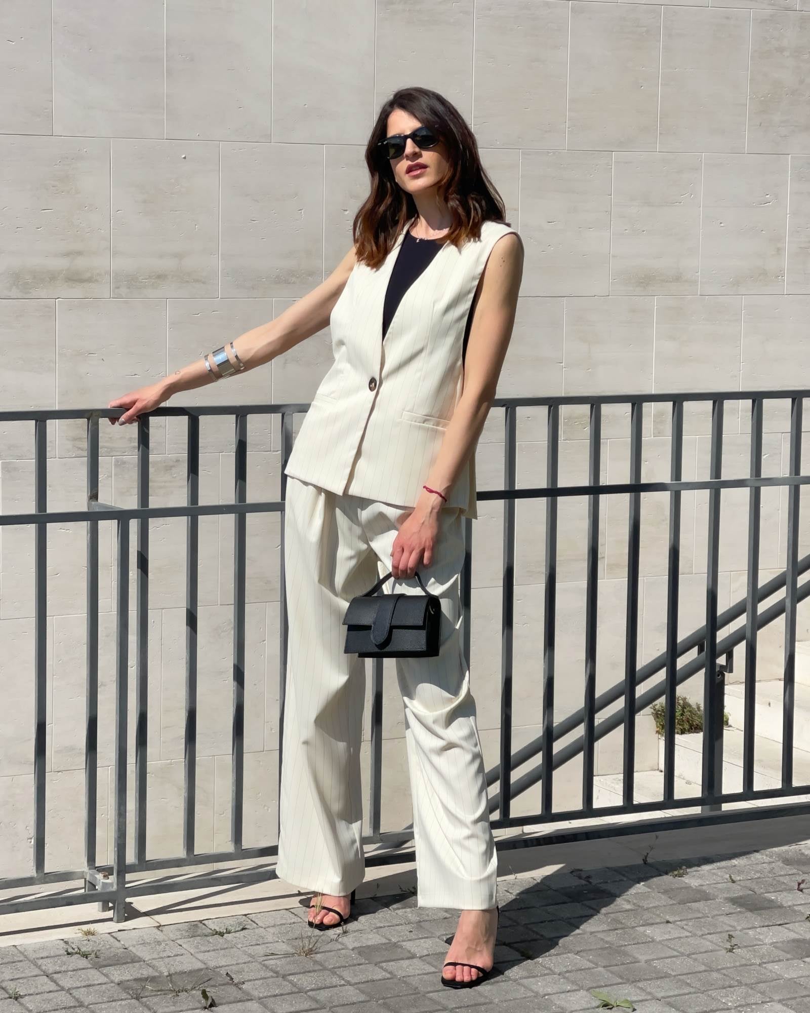 PANTALONE LISBONA RIGA PANNA