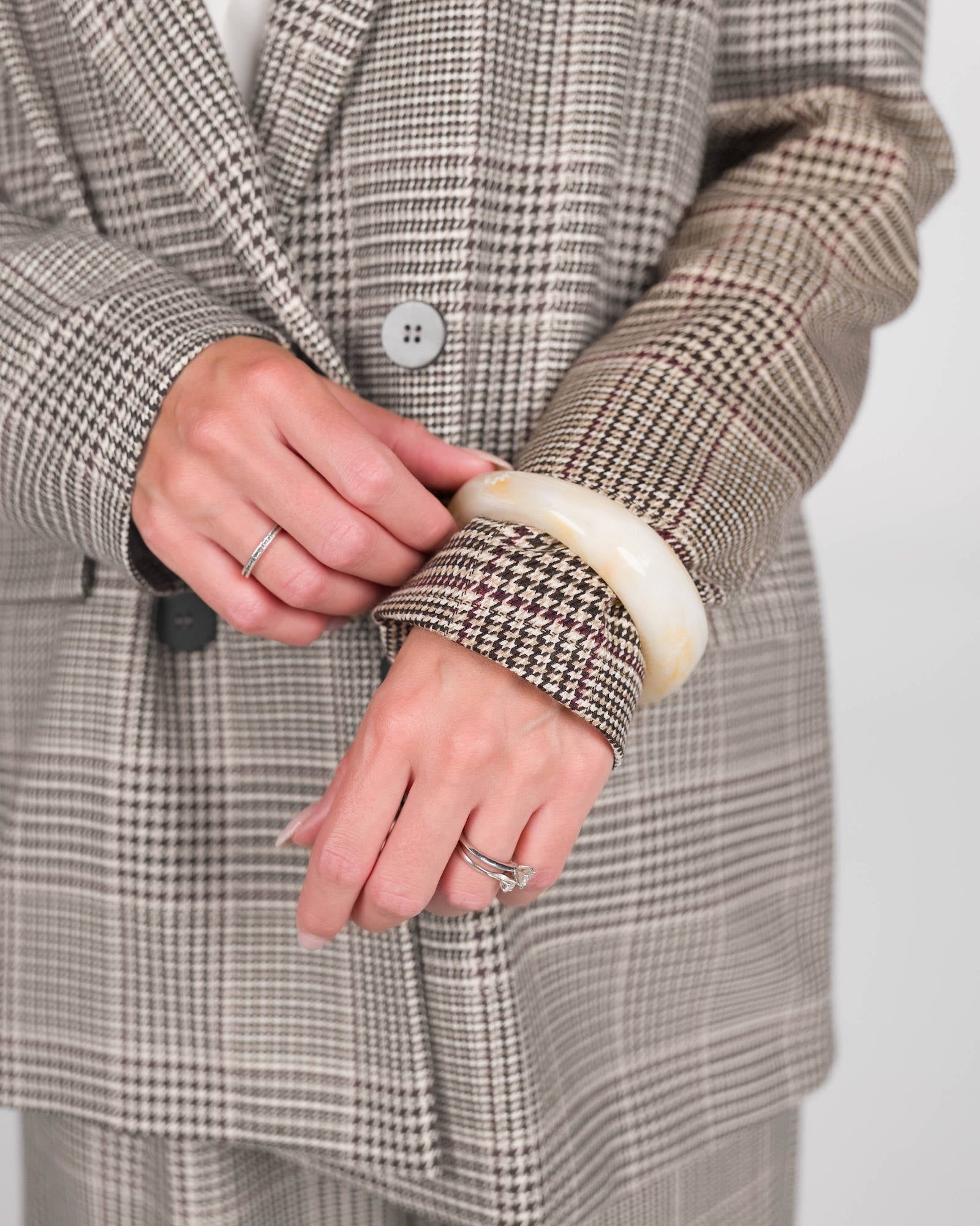 BRACCIALE LOVIA ONICE AVORIO