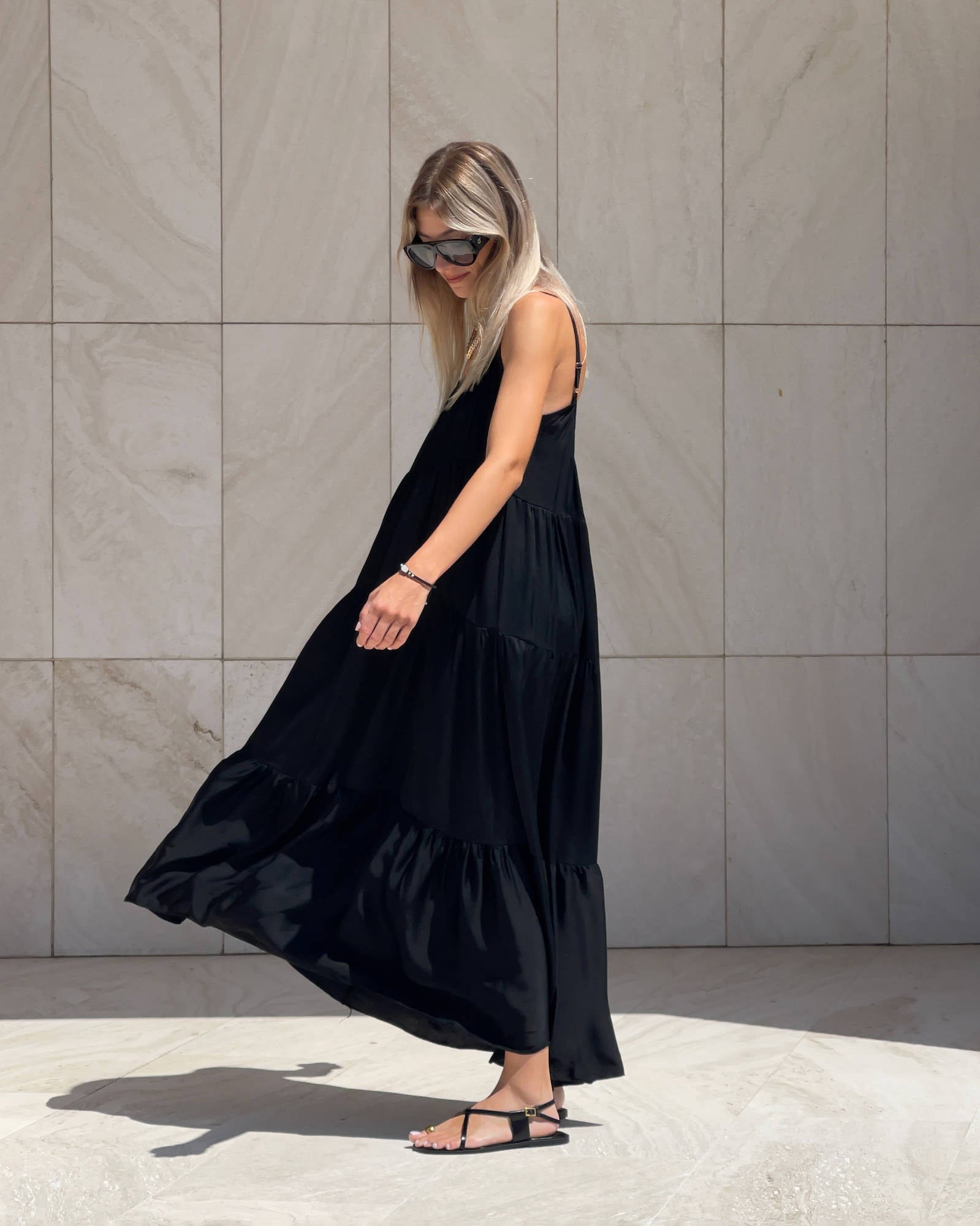 LONG DRESS DAFNE NERO