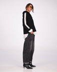 PULL TABATA NERO PANNA PERLA