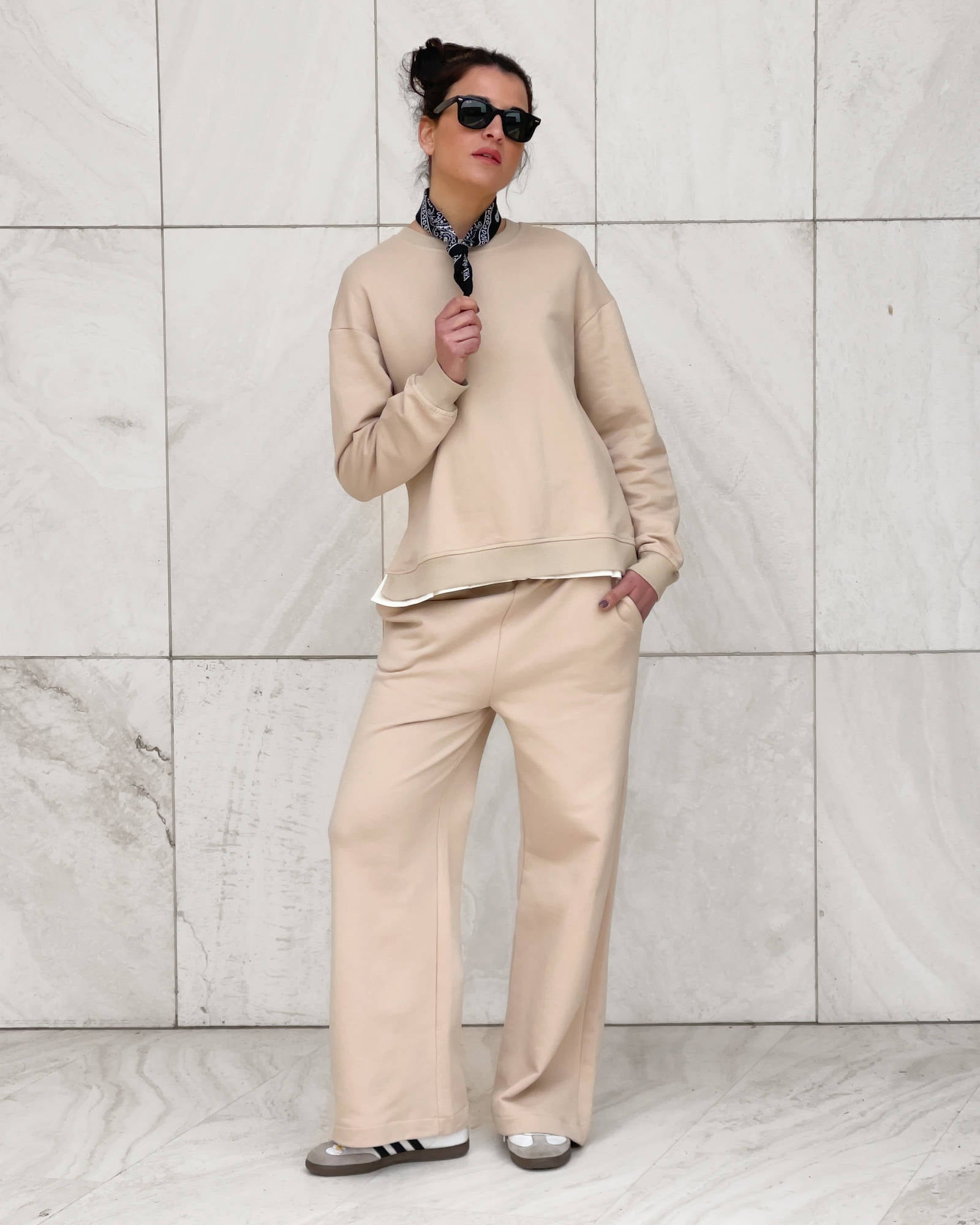PANTALONE FELPA KENSIT SABBIA