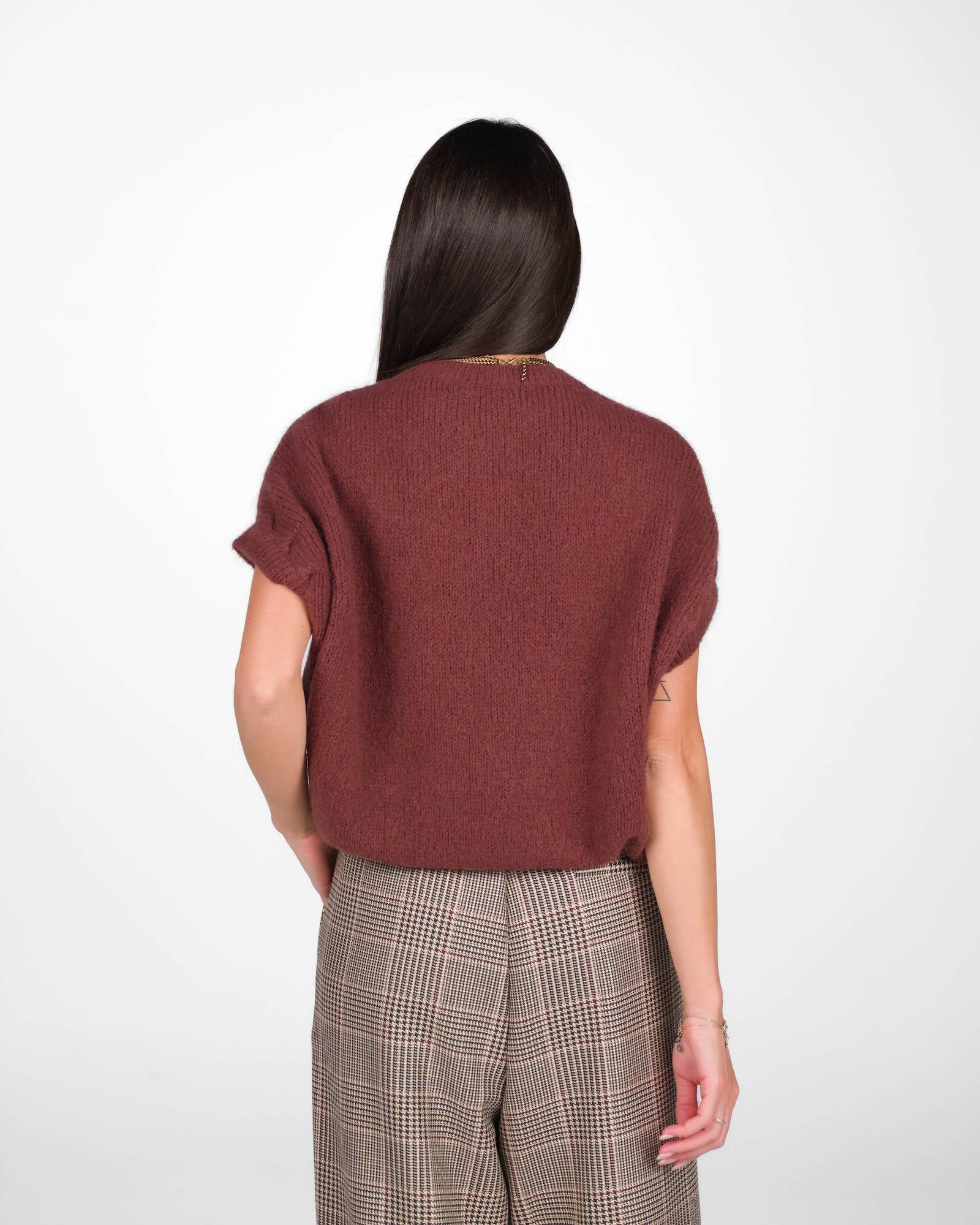 MAGLIA SENZA MANICHE ALICE HOT CHOCO