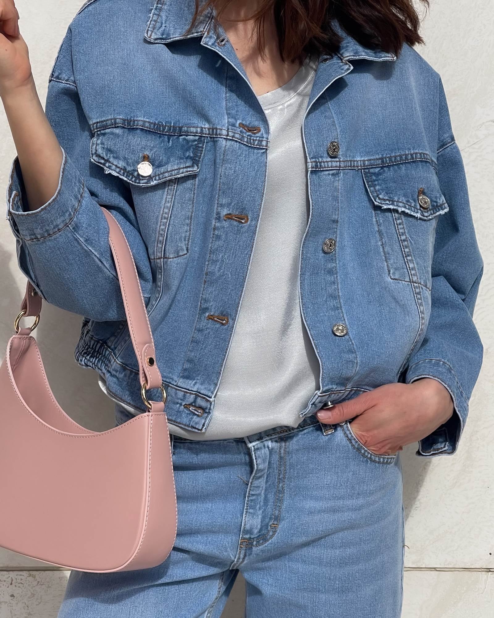 GIUBBINO DENIM DREAM LIGHT WASH