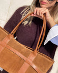 BORSA IN PELLE BLOCK CUOIO