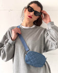 BLUE JEAN BUM BAG DENIM CHIARO