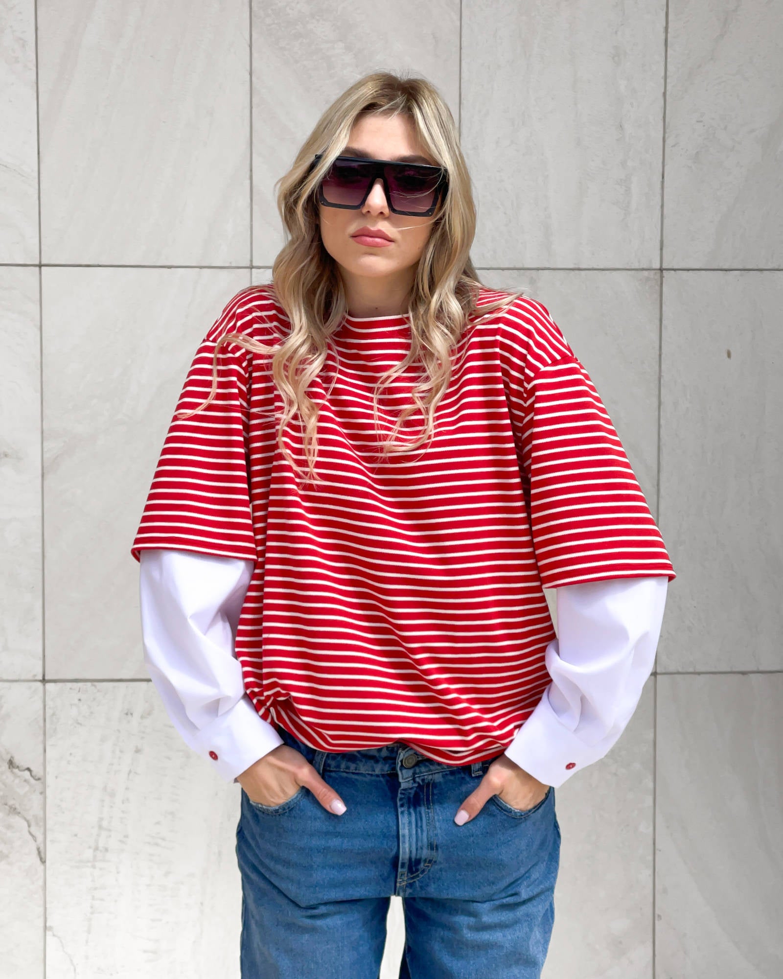 T-SHIRT MELODY ROSSO