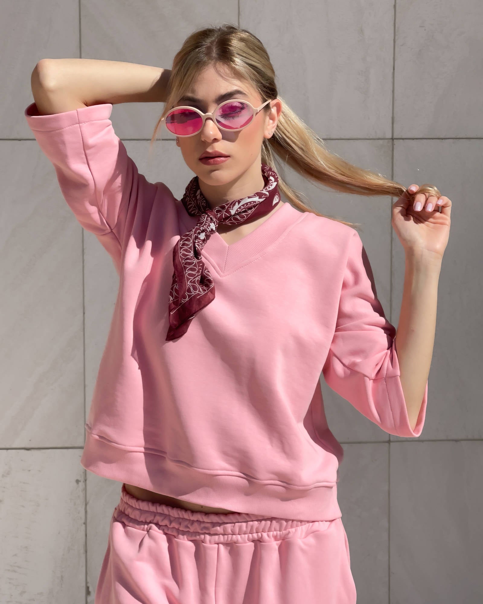 FELPA LEMONI ROSA