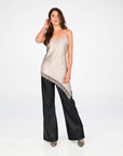 PANTALONE ECOPELLE PETER NERO