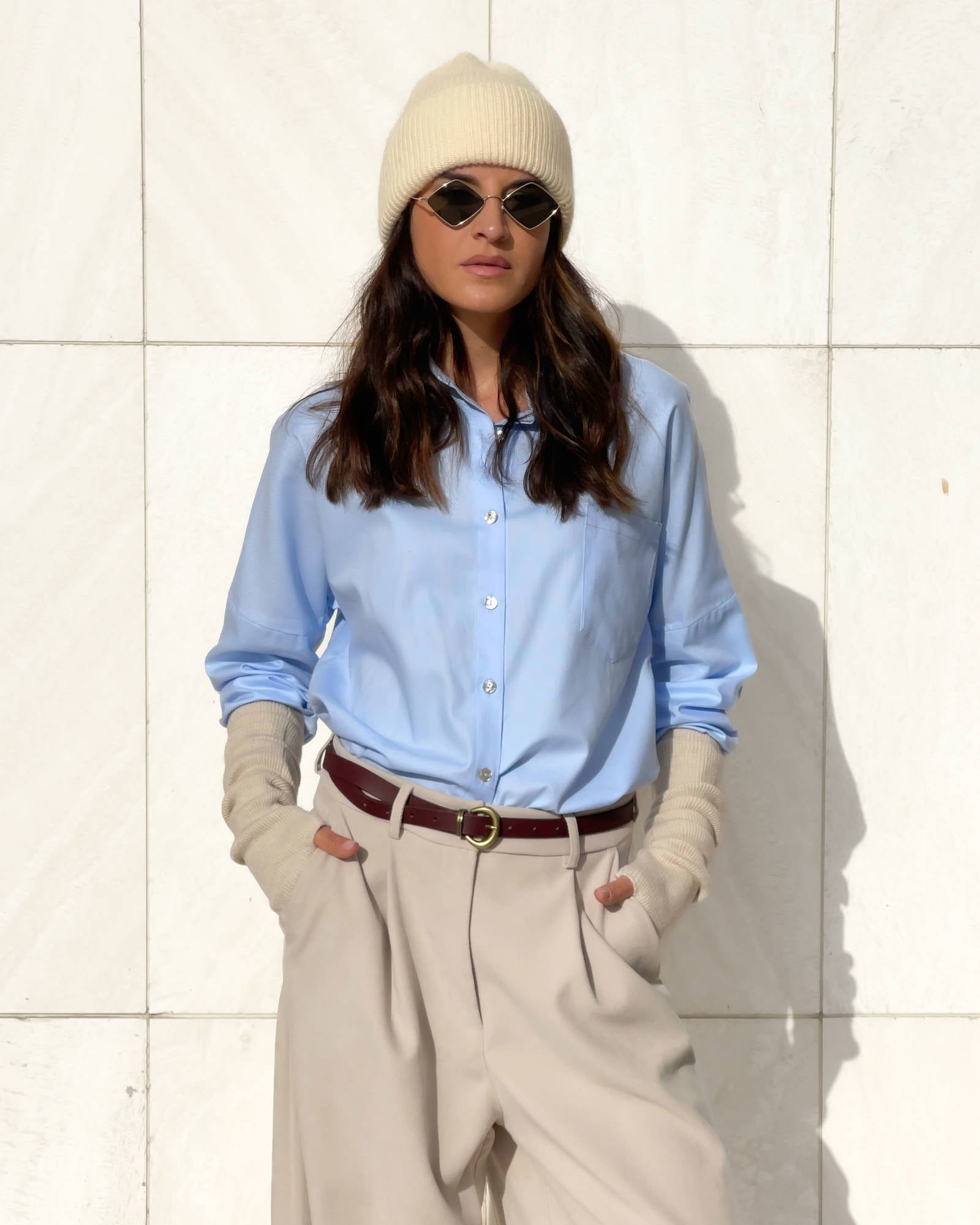 CAMICIA KAREN CELESTE OXFORD