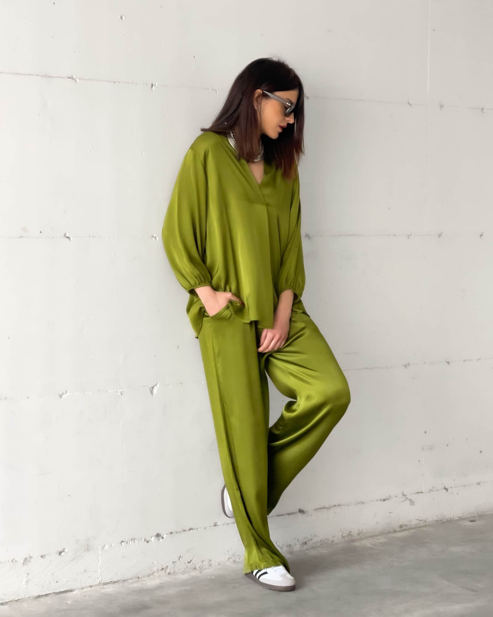 BLUSA KUBO VERDE ACIDO