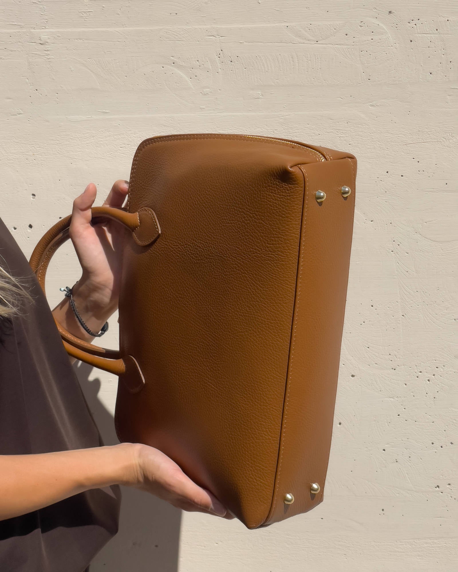 BORSA IN PELLE LUNA CUOIO