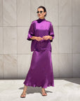 T-SHIRT OVER IN SATIN NORA SICILIA
