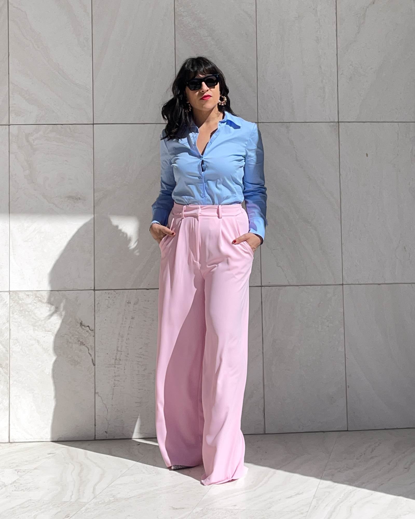 PANTALONE FLOWING ANDREA ROSA