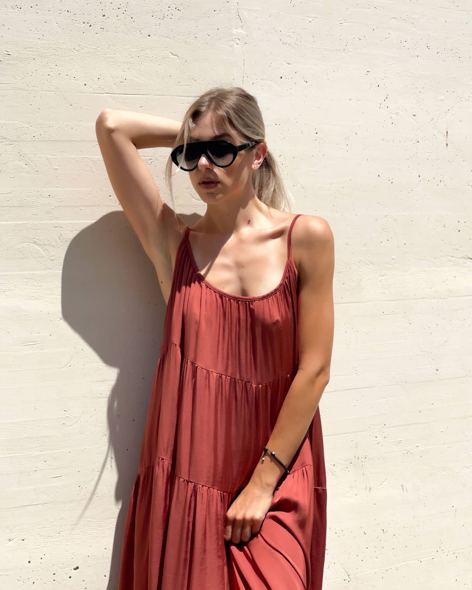LONG DRESS DAFNE BRUCIATO