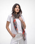 FOULARD OASIS BROWN