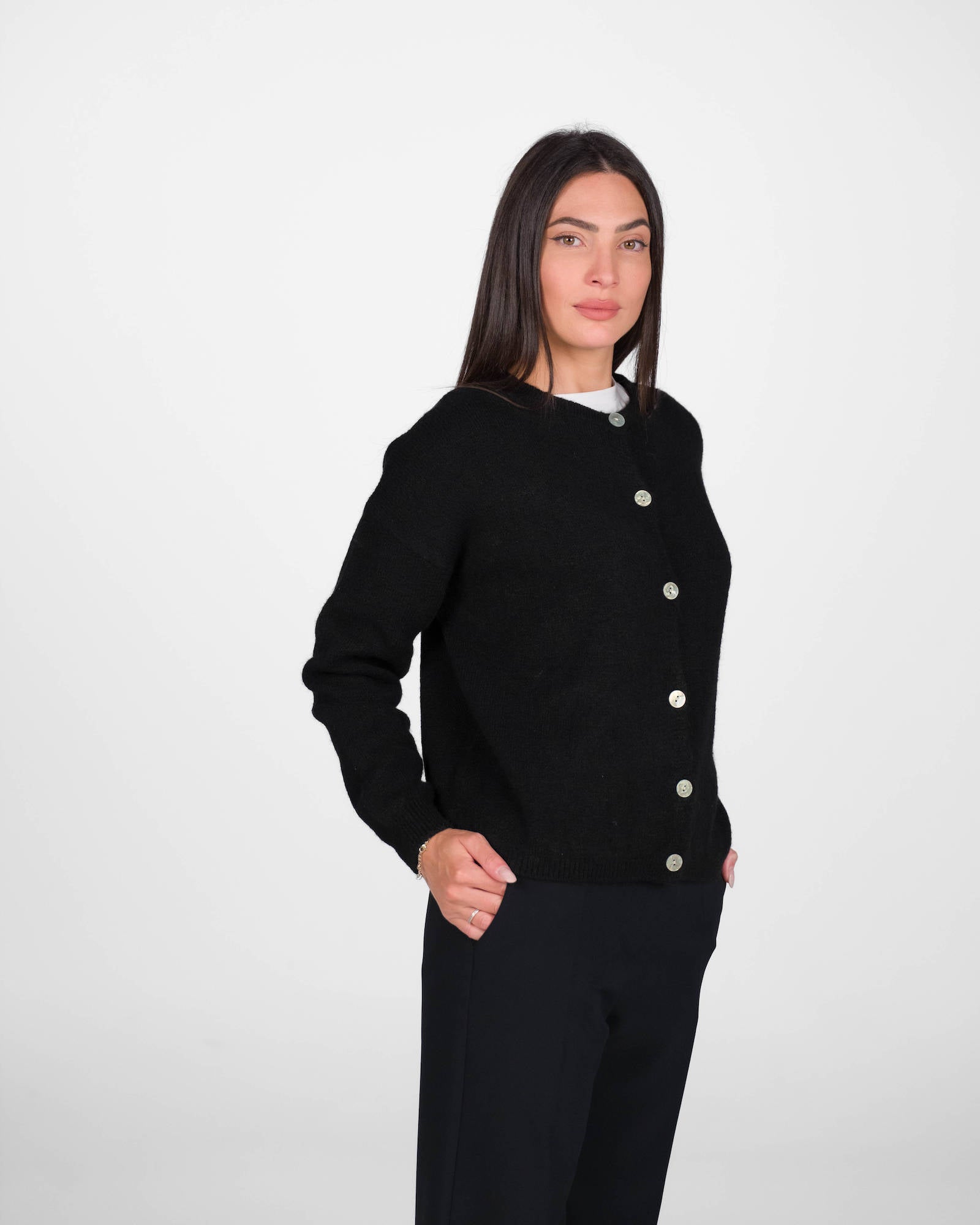 CARDIGAN LEA NERO