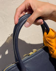 BORSA IN PELLE CHIAYA BLU NOTTE