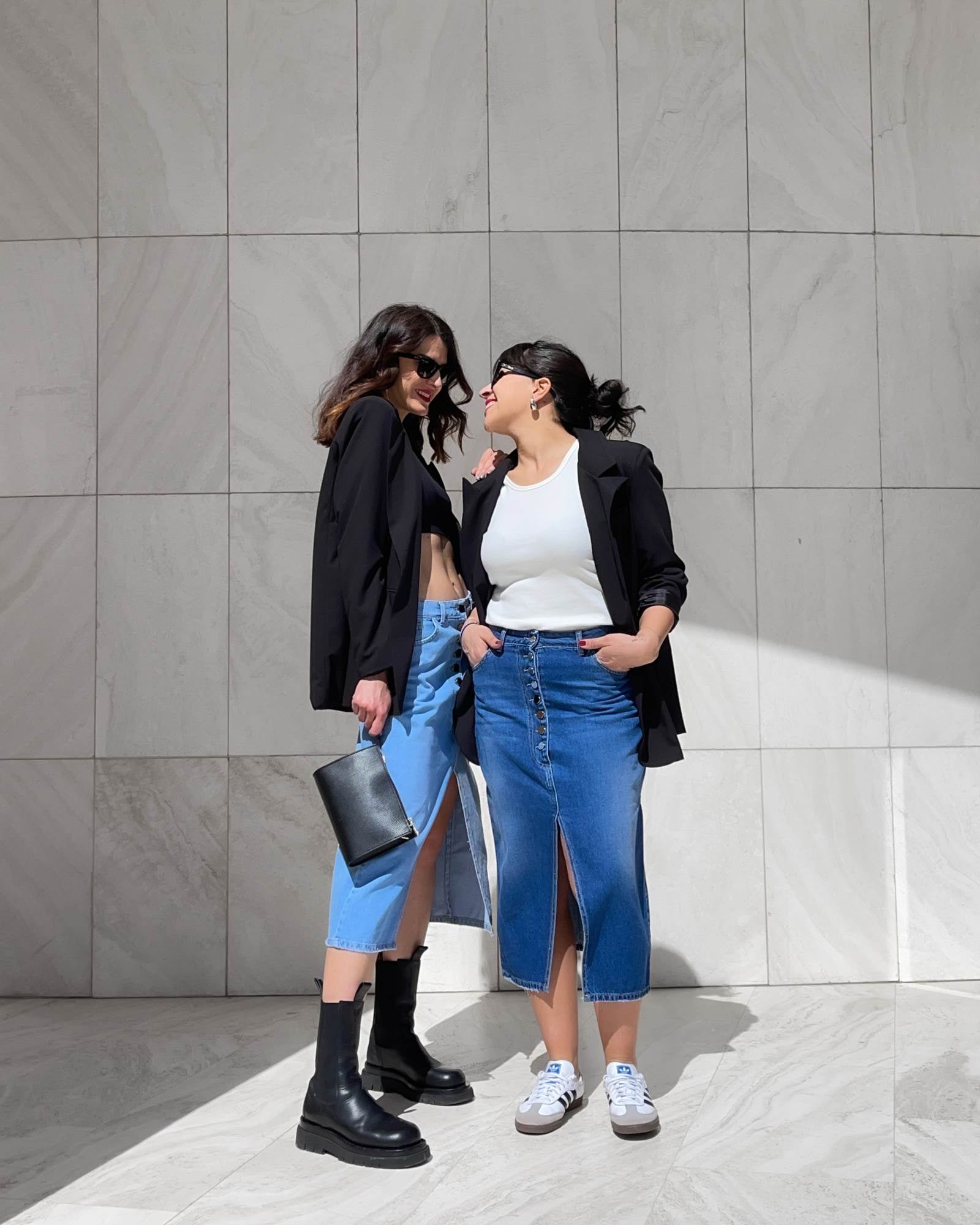 DENIM DIVA SKIRTS DARK WASH