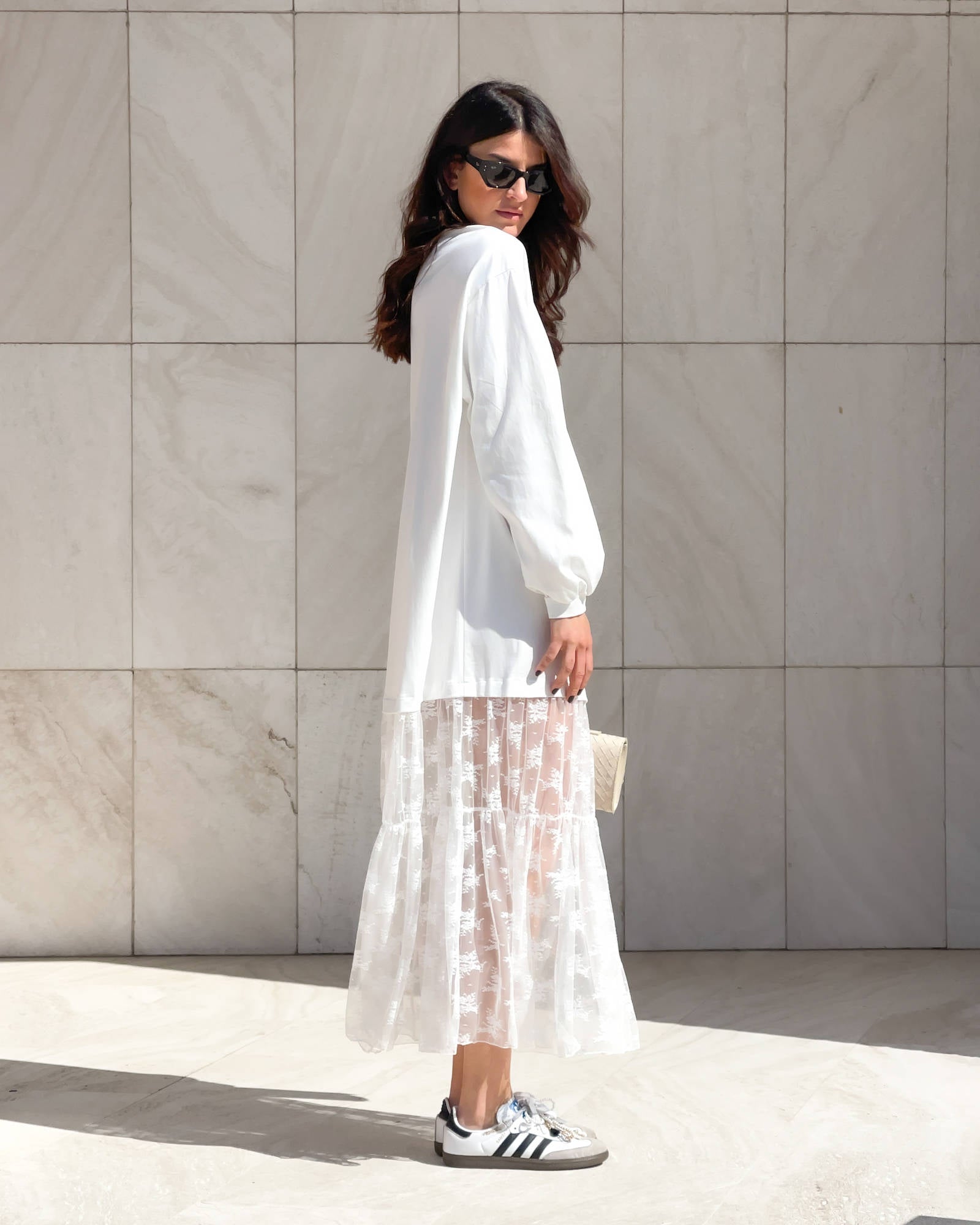 ABITO SPORTY CHIC  BIANCO