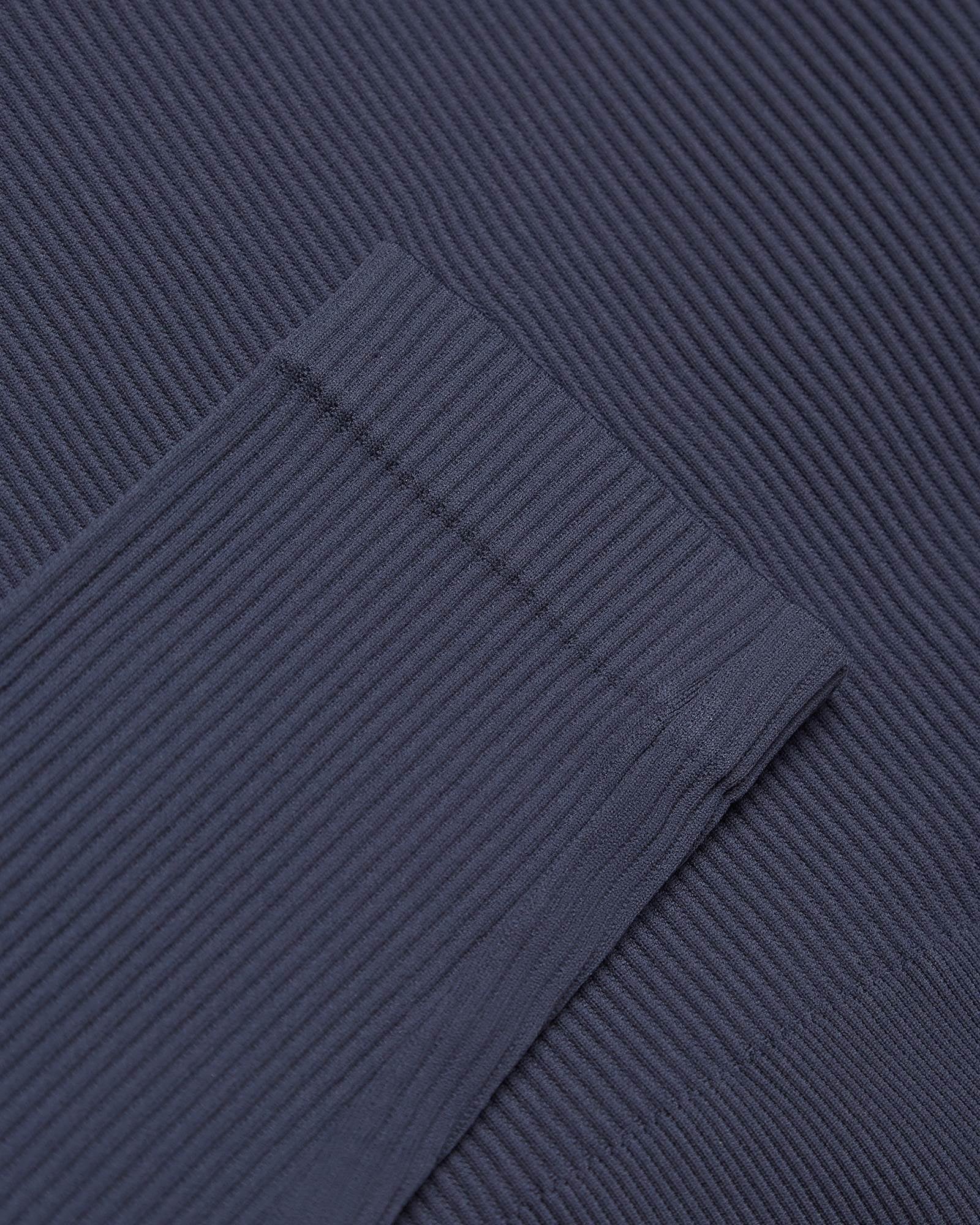 SEAMLESS ALTHAEA CROPPED LONG SLEEVE GRAPHITE