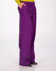PANTALONE VELLUTO DORIAN GRAPE