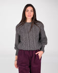 PULL A TRECCE OTIS GRIGIO MEDIO