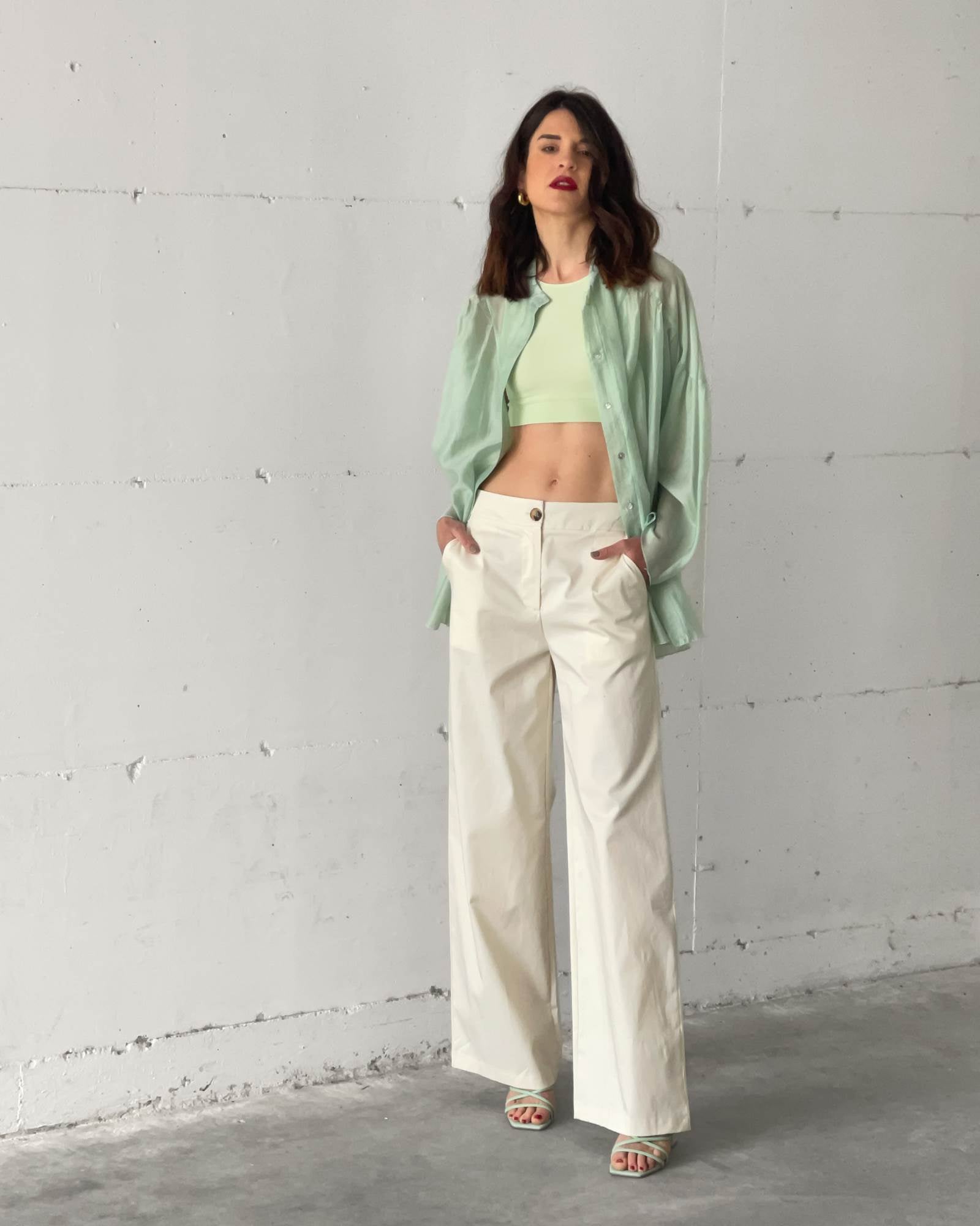 CAMICIA NINA ACQUA