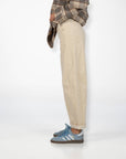 PANTALONE VELLUTO IRISH PANNA