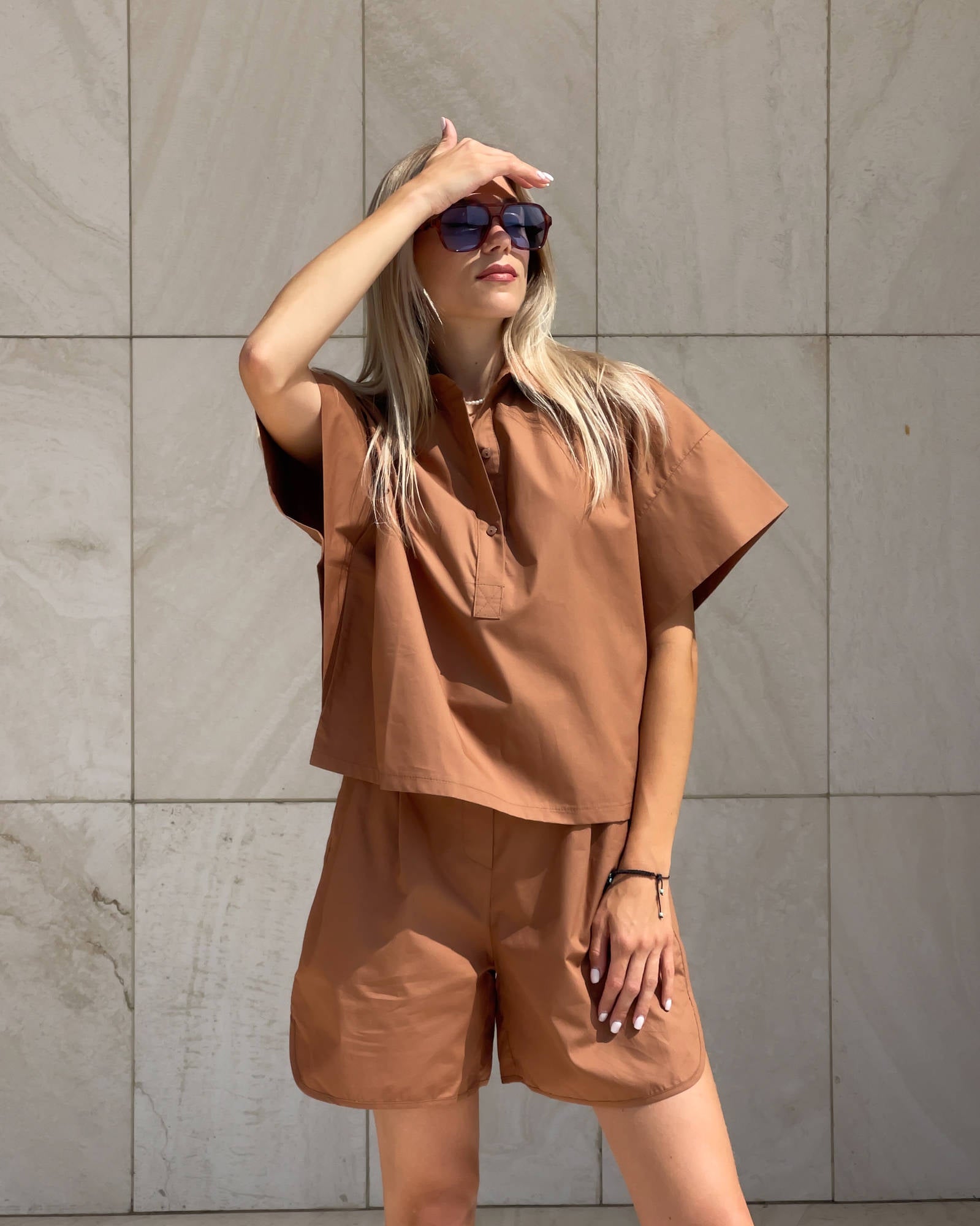 BLUSA SARAH MOCHA