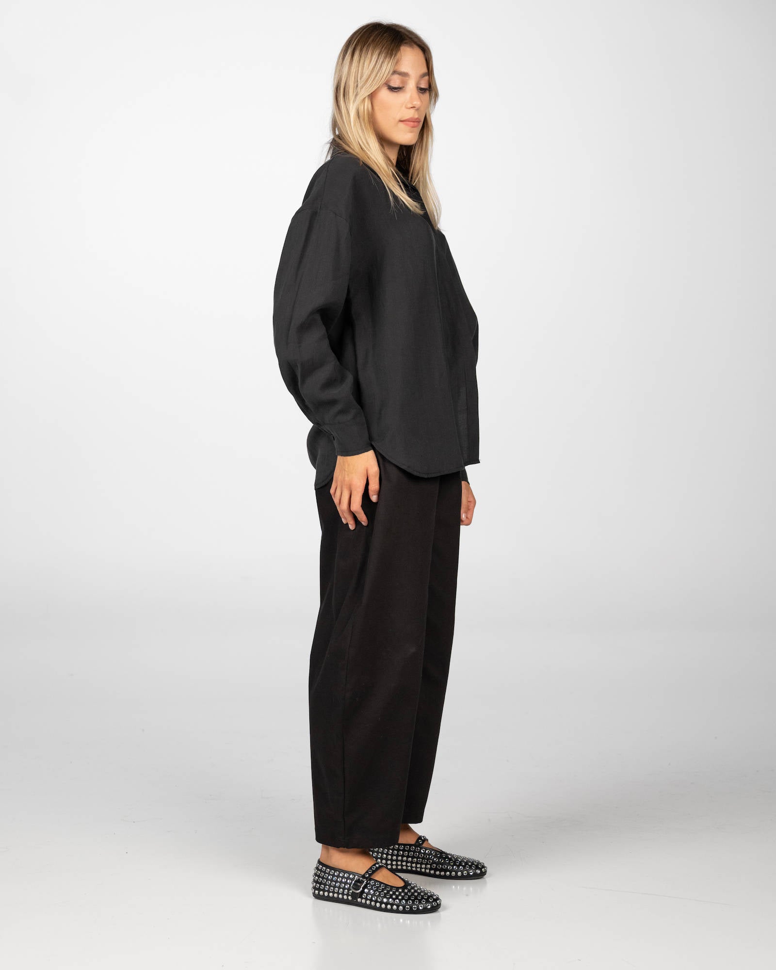 CAMICIA LYOCELL MOLLY NERO