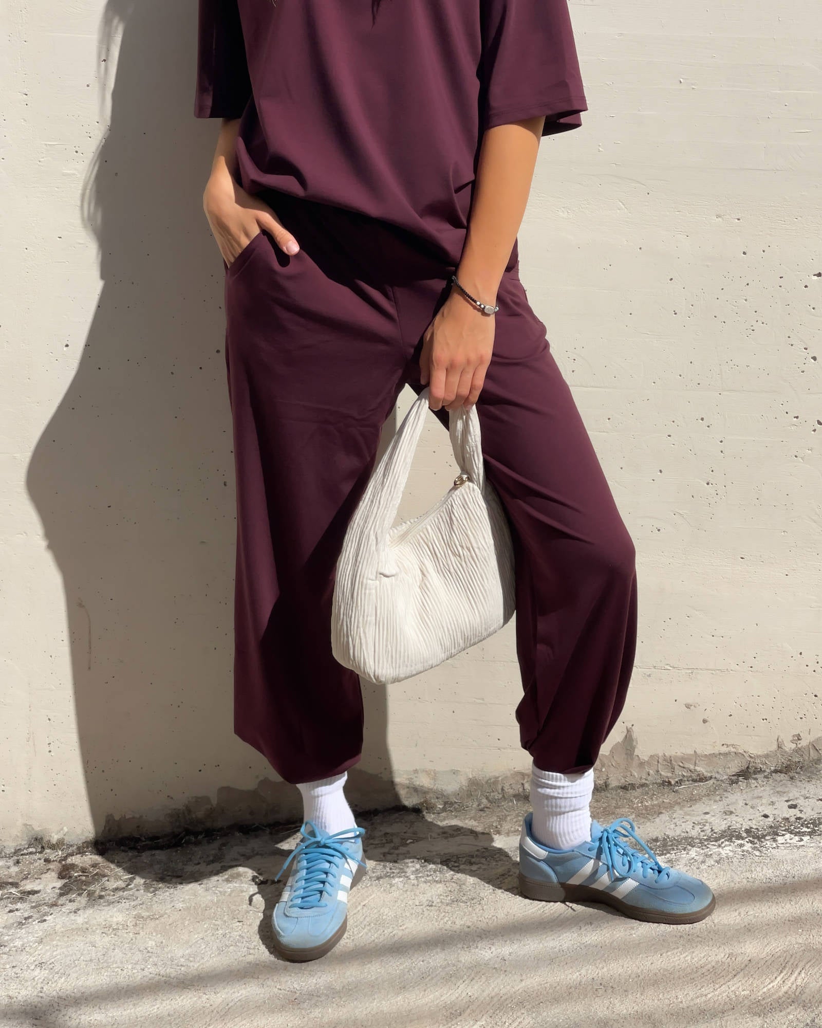 PANTALONE JOGGER AMBER VINO