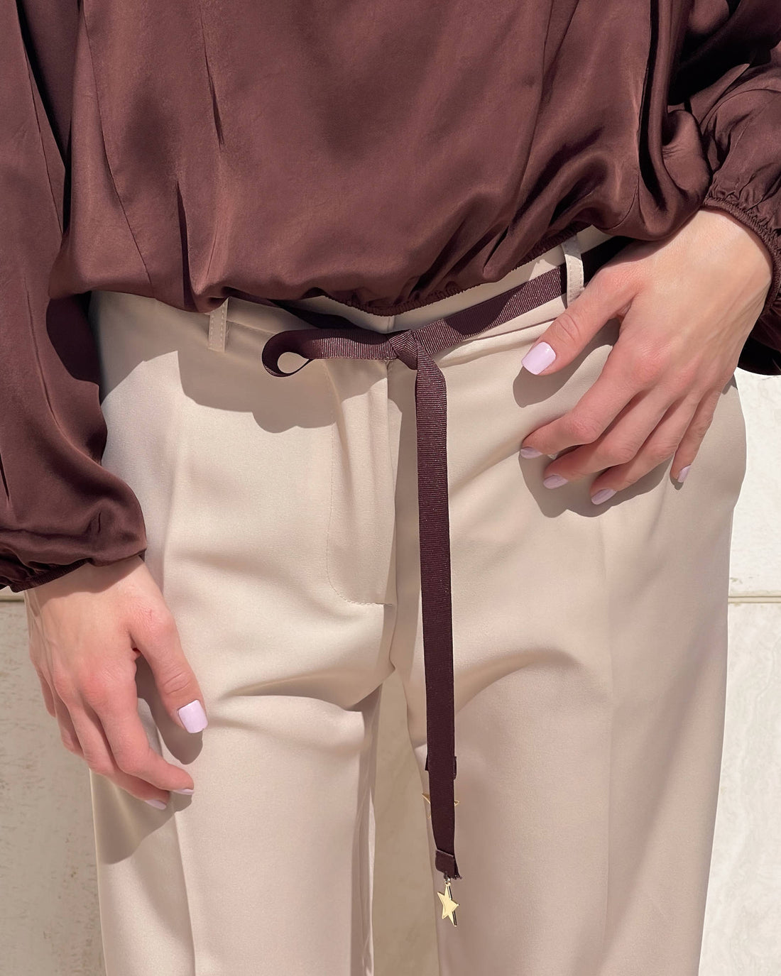 PANTALONE LYDIA VANIGLIA