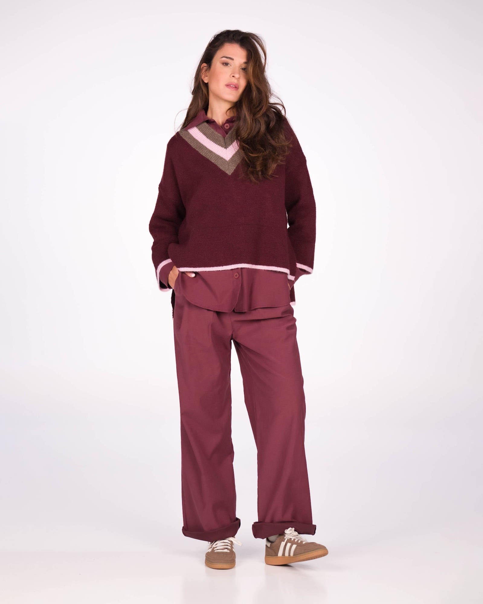 PULL ELIZA VINO ROSA FANGO