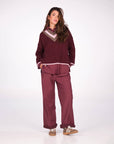 PULL ELIZA VINO ROSA FANGO