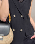 GILET COHEN BLACK