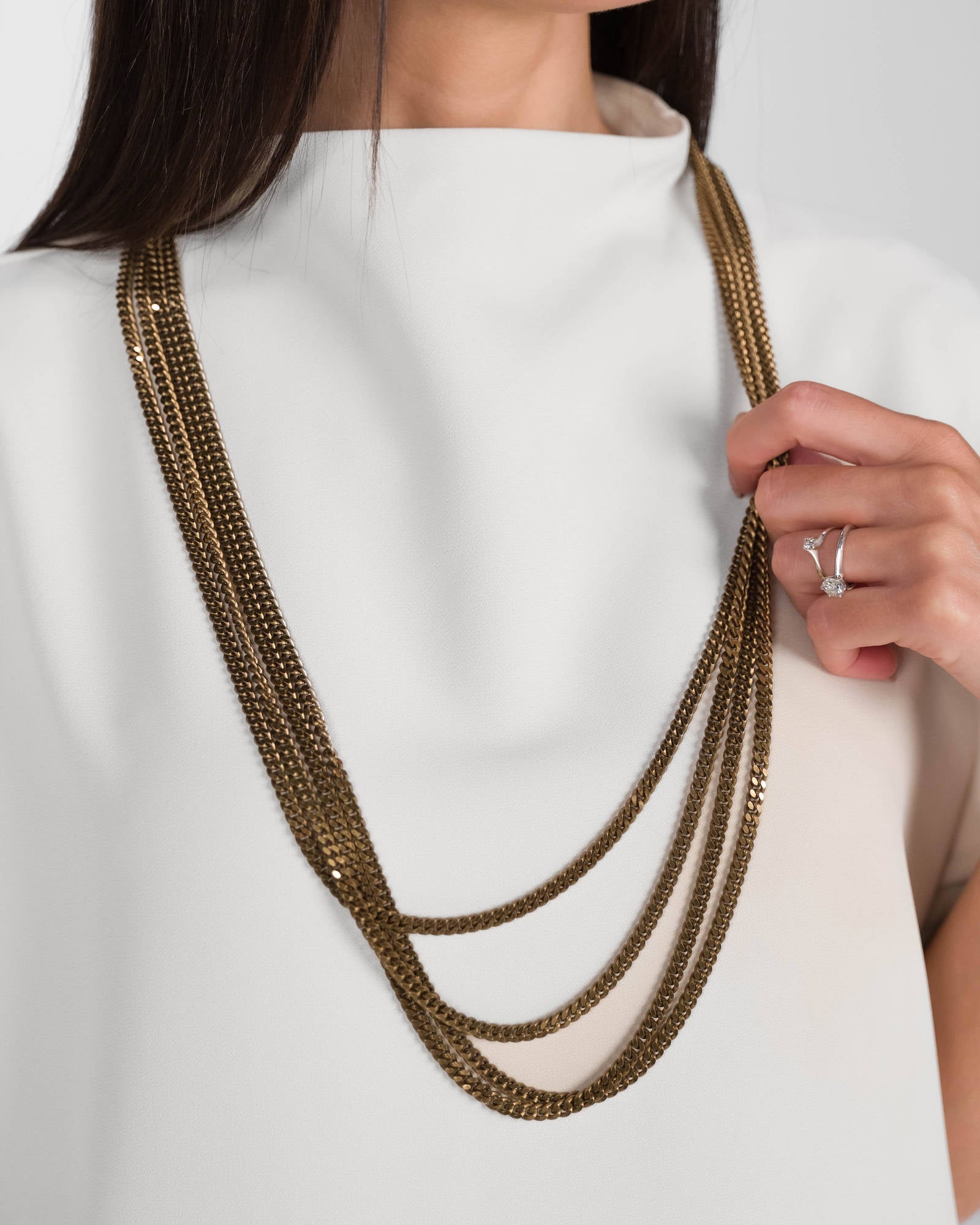 COLLANA LIANTRA ORO ANTICO
