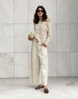 PANTALONE SOPHIA VANIGLIA