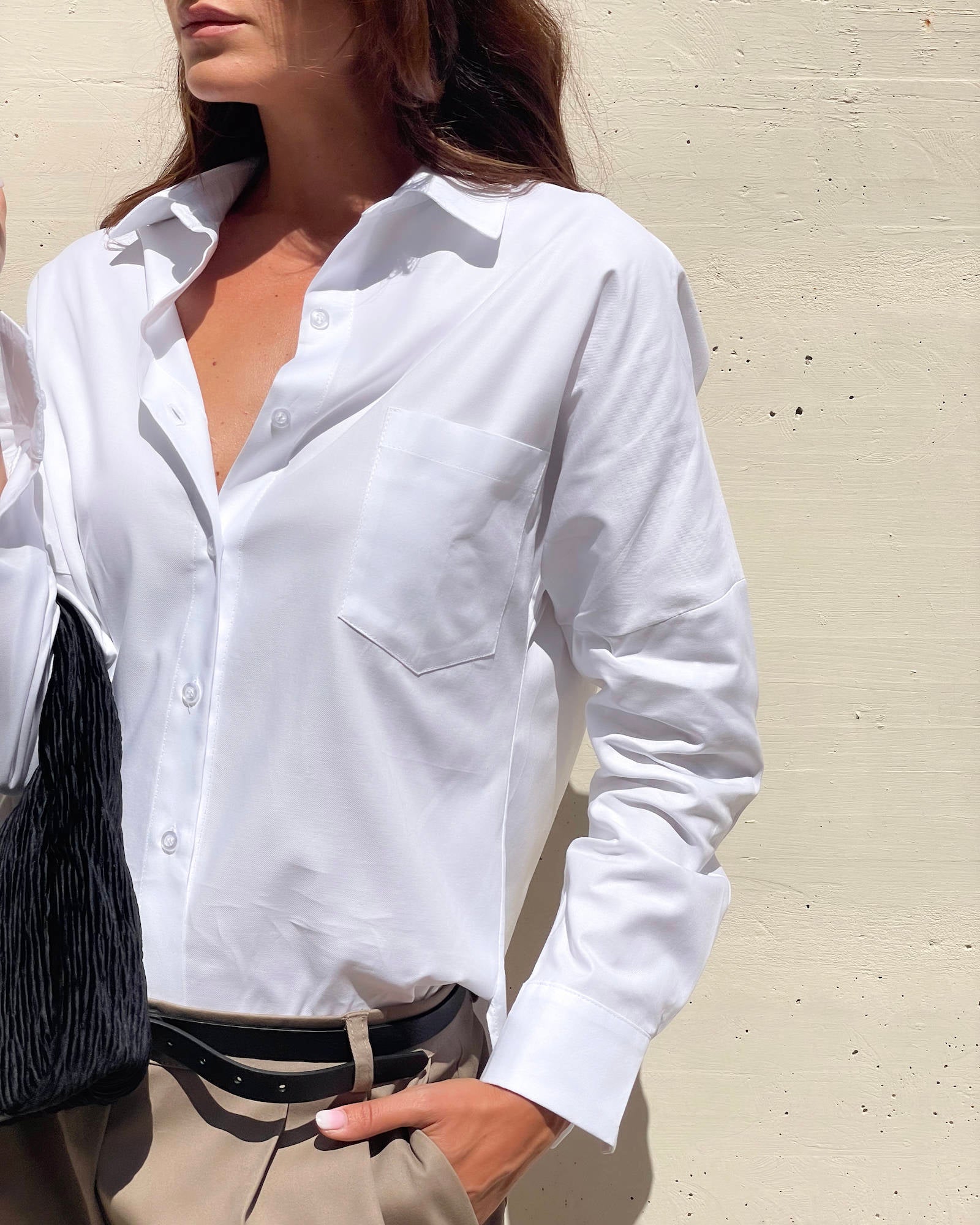 CAMICIA KAREN OXFORD OFF WHITE