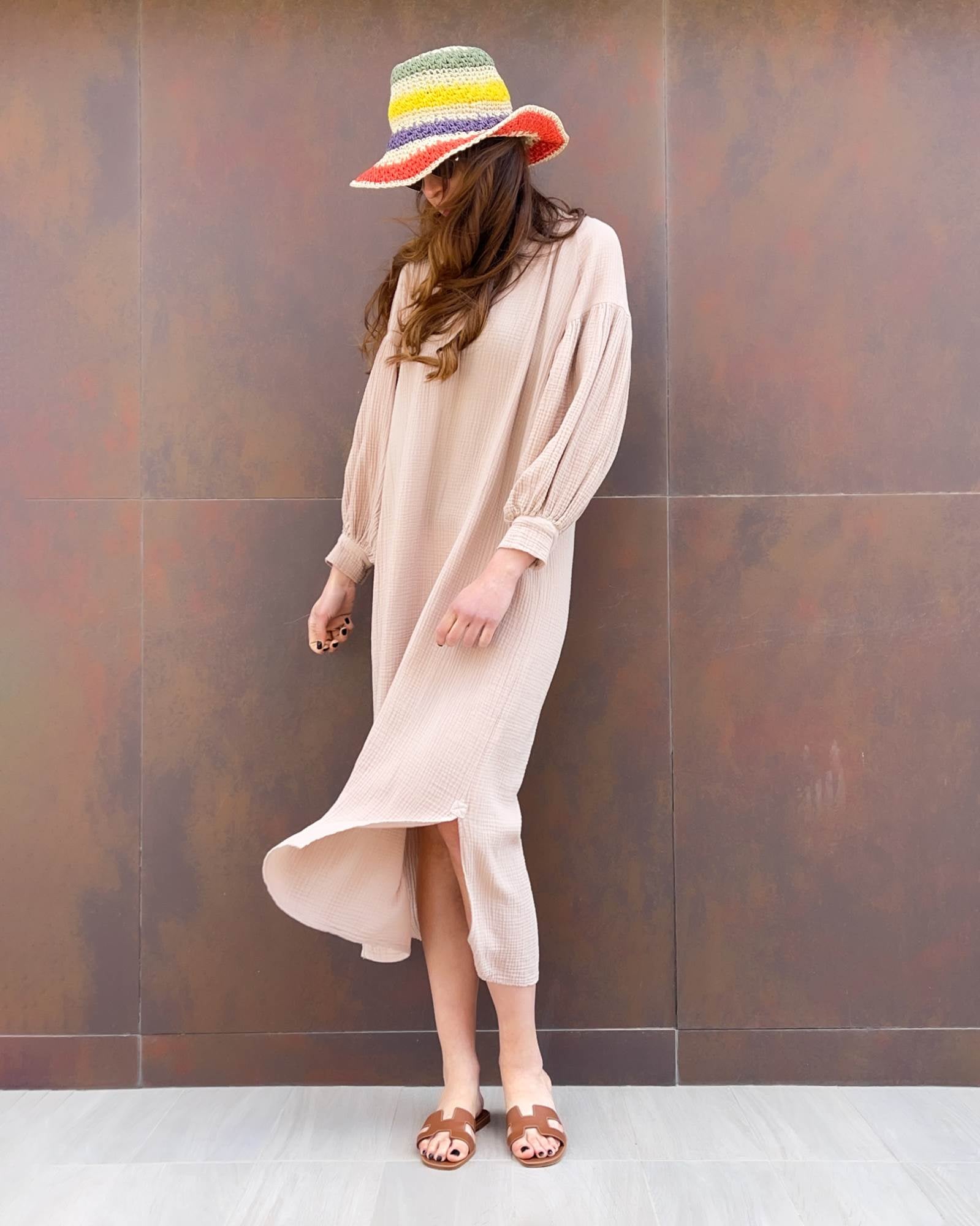 CHEMISIER ADELINE BEIGE