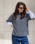 T-SHIRT MELODY BLU