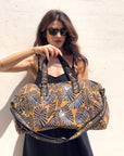 BORSA VIAGGIO MONSTERA MORO NERO