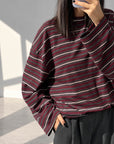 T-SHIRT HADEN BORDEAUX GRIGIO